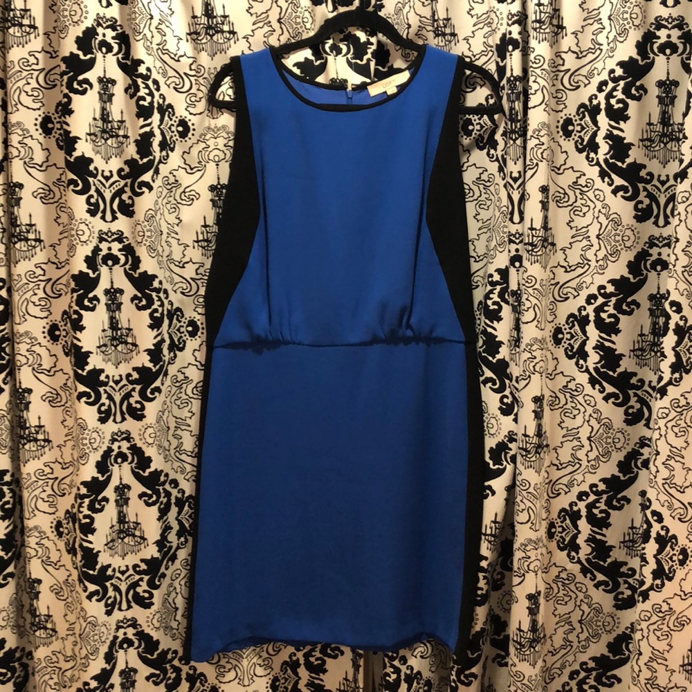 LOFT Blue&Black Dress